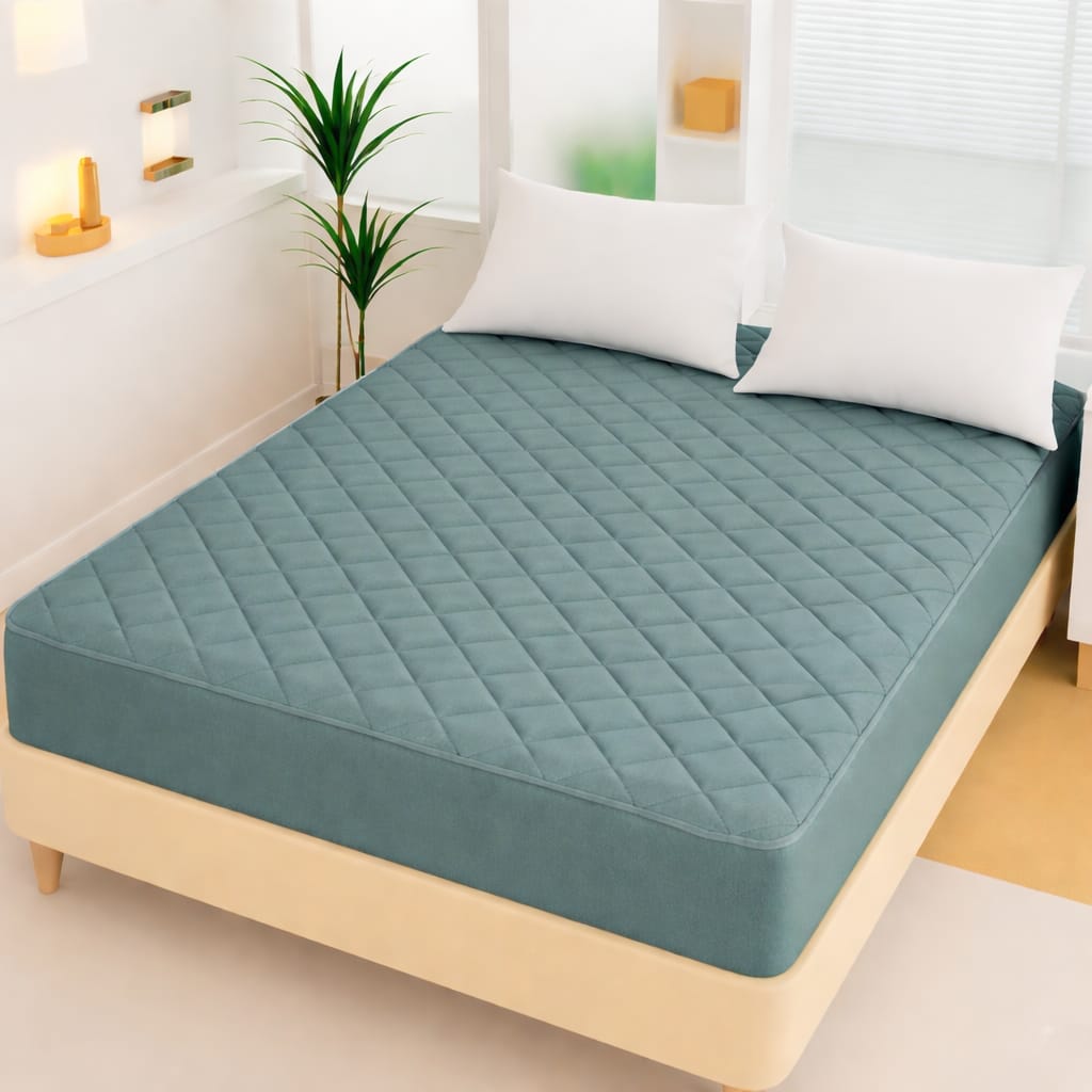 Grey Waterproof Mattress Protector Bedsheet