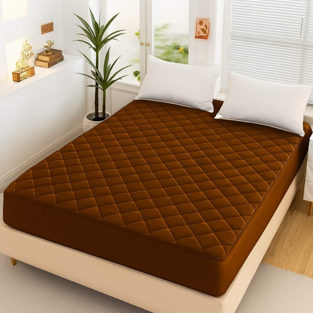 Copper Waterproof Mattress Protector Bedsheet