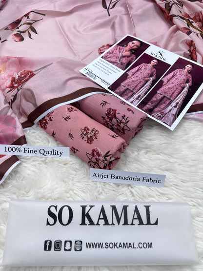 AIRJET DORIA LAWN DIGITAL PRINT ALLOVER VOLUME 3Pc