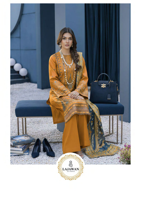 LAJAWAN PREMIUM LAWN COLLECTION 3-PIECE